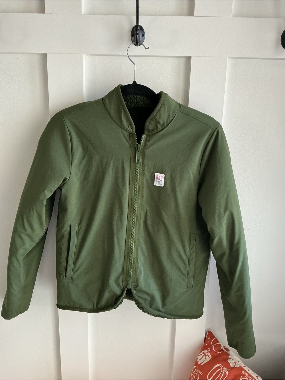 Topo Designs Women’s Olive Green Reversable Jacket